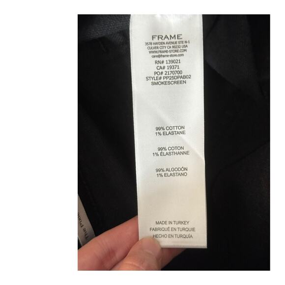 Frame Denim jeans The Pixie Arrow bootcut black size 31 - Picture 6 of 7